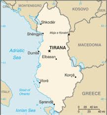 Albania mapka