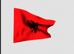 Albańska flaga